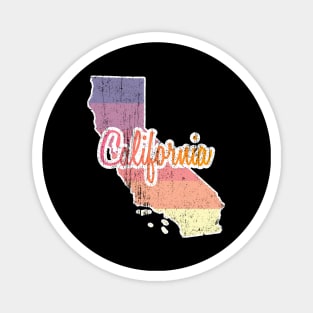 California State Map Vintage Magnet